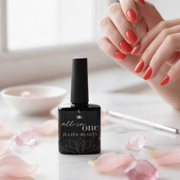 All-in-One UV Gellack – blasses Pure Red